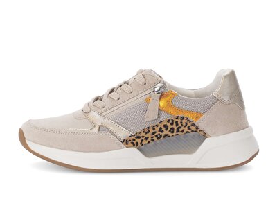 Lage sneaker beige