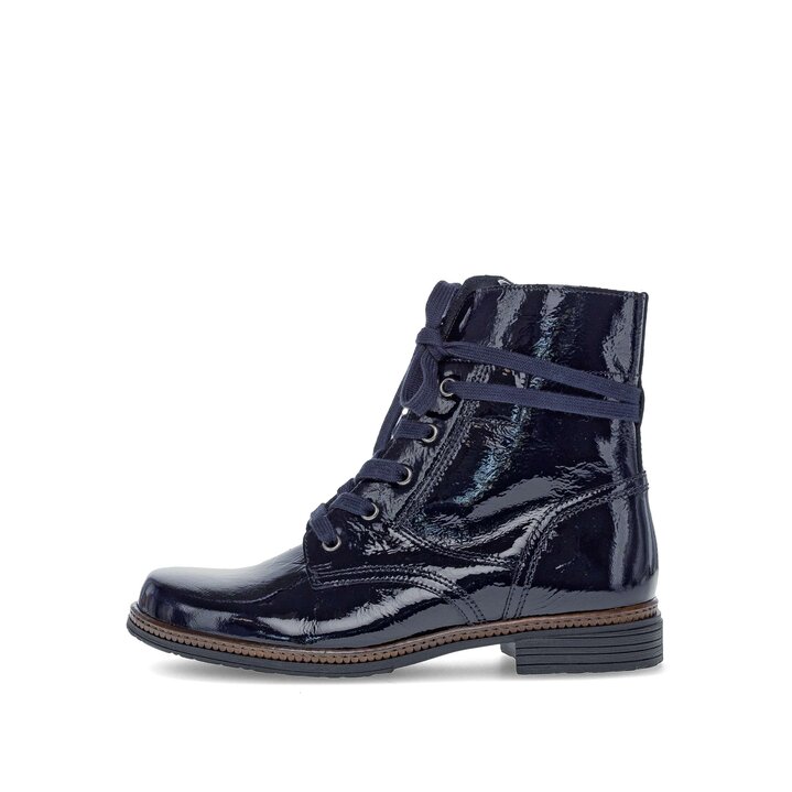 Schnürstiefelette blau #0