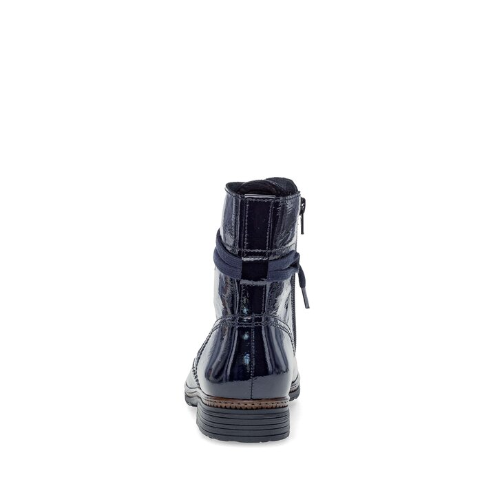 Schnürstiefelette blau #3