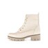 Stivaletto stringato beige