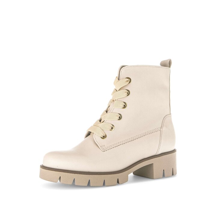Schnürstiefelette beige #2