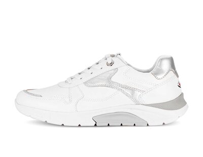 Lage sneaker wit
