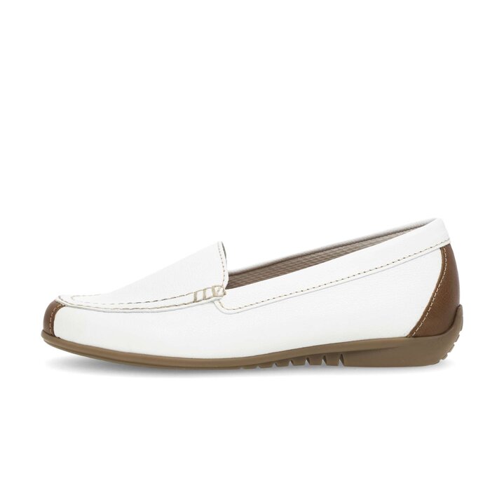 Mokassin weiß #0
