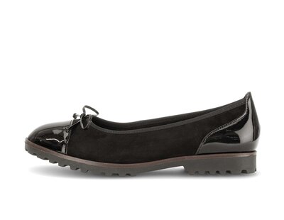 Sportliche Ballerina schwarz