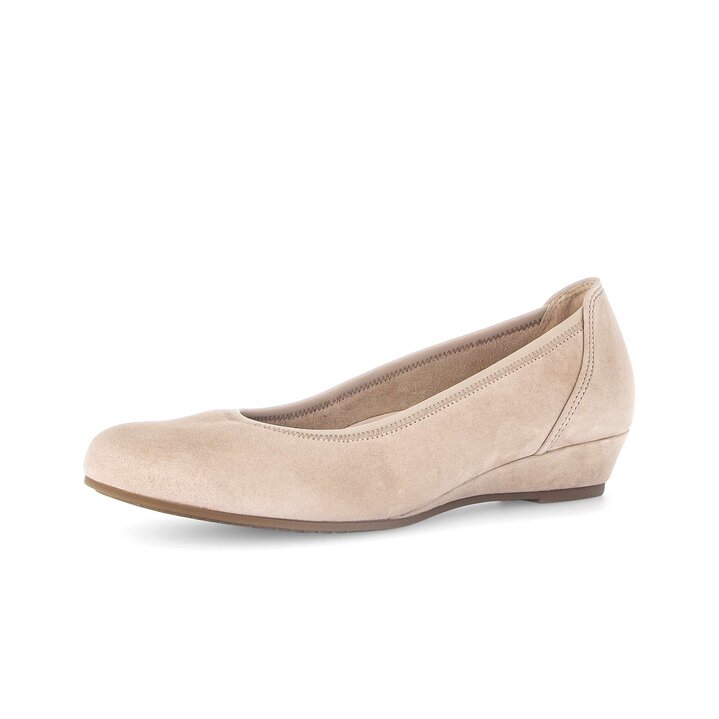 Pump met sleehak beige #2