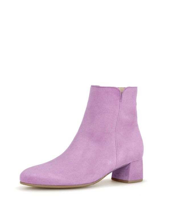 Elegant ankle boot 45.380.13 Full grain leather lilac