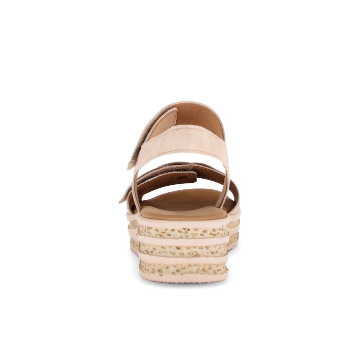 Sandale à plateforme rose #3