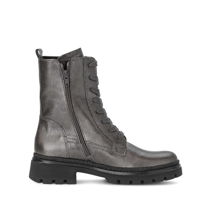 Schnürstiefelette grau #1