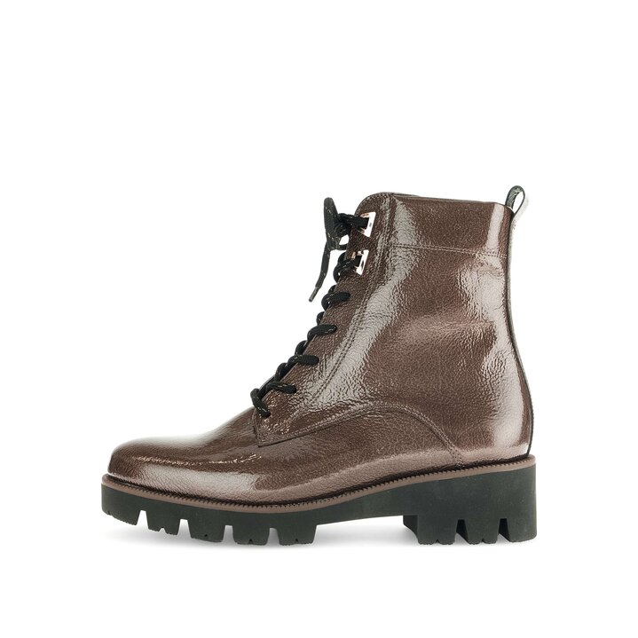 Stivaletto stringato marrone #0