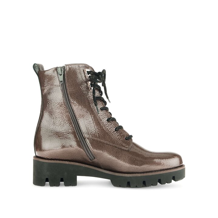 Stivaletto stringato marrone #1