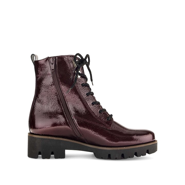 Stivaletto stringato rosso #1