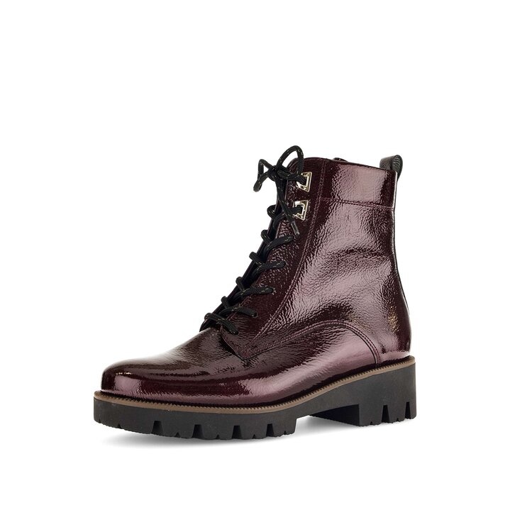 Stivaletto stringato rosso #2