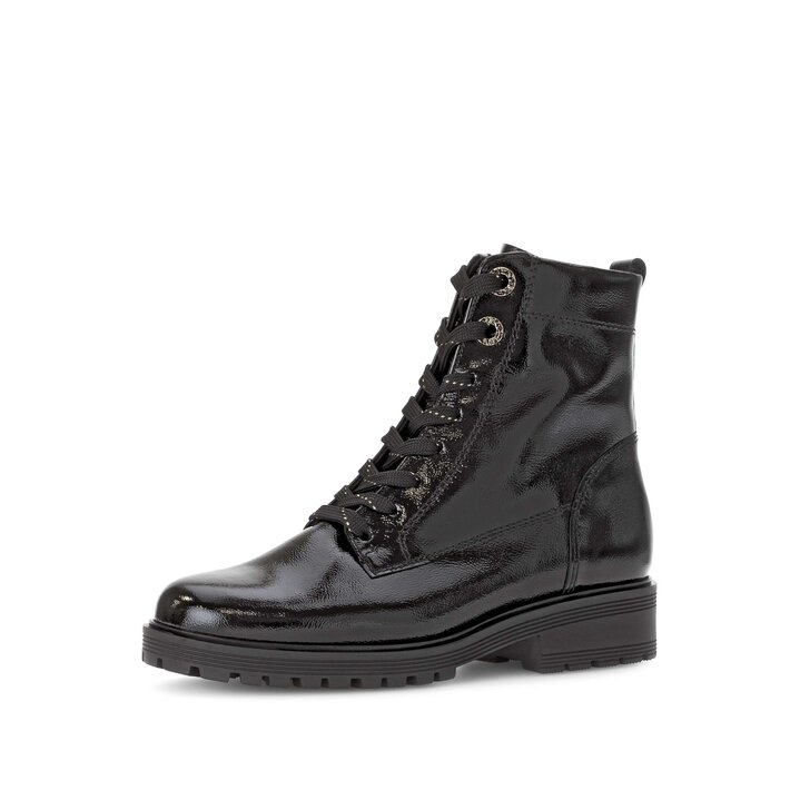 Schnürstiefelette schwarz #2
