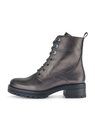 Bottine à lacets bronze