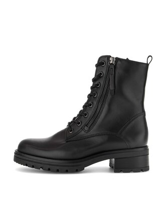 Schnürstiefelette schwarz