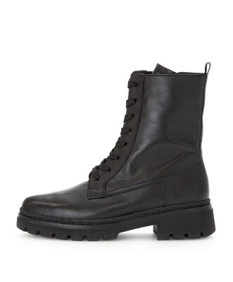 Schnürstiefelette schwarz