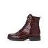 Schnürstiefelette rot