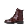 Schnürstiefelette rot