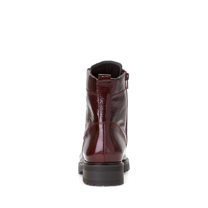 Schnürstiefelette rot #3