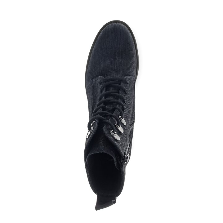 Schnürstiefelette blau #5