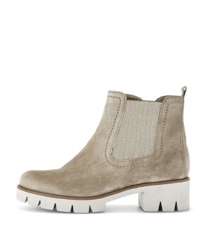 Bottine Chelsea beige