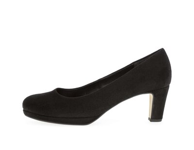 Décolleté con plateau nero