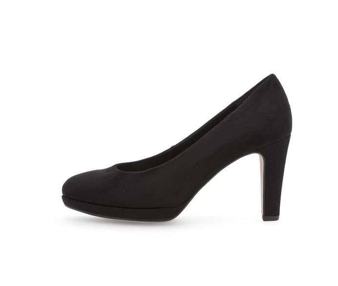 Escarpin noir plateforme clearance