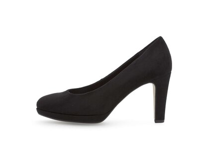 Décolleté con plateau nero