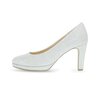 Plateau Pumps silber