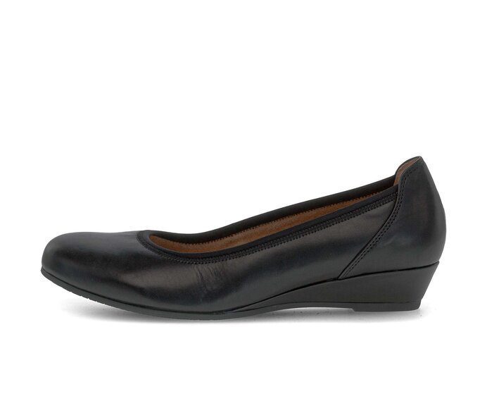 Keilpumps schwarz #0