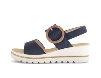 Plateau Sandale blau