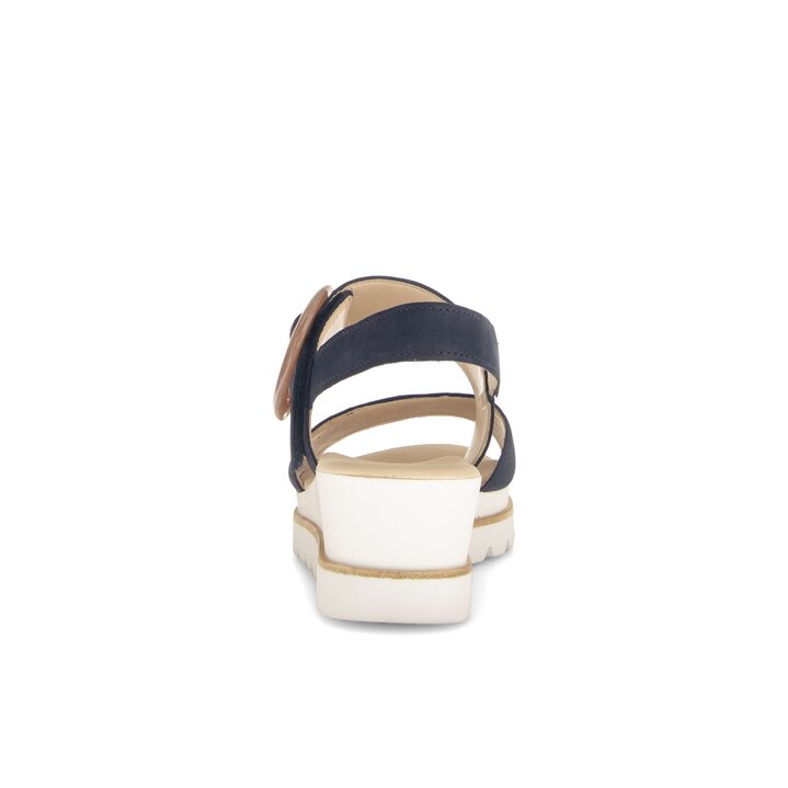 Sandale à plateforme bleu #3