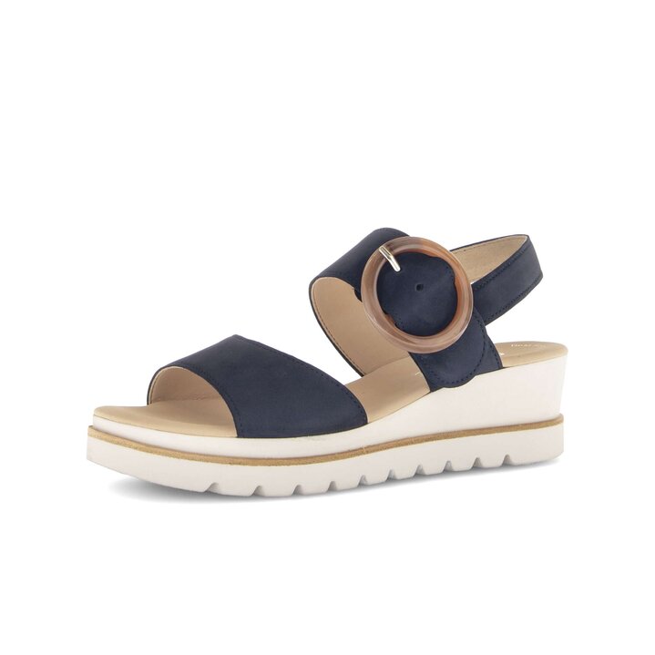 Sandale à plateforme bleu #2