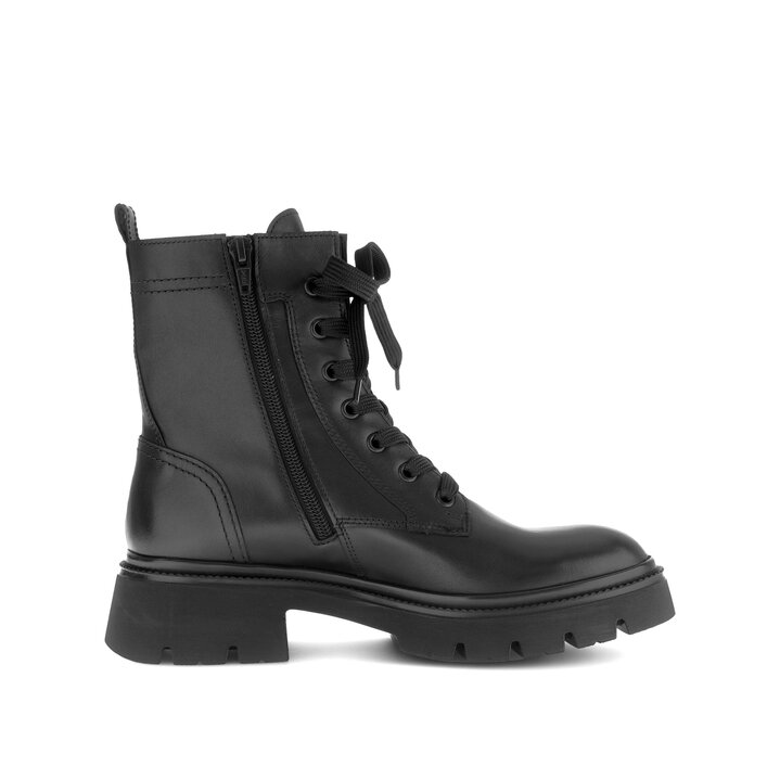 Schnürstiefelette schwarz #1