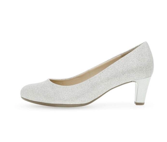 Pumps zilver top