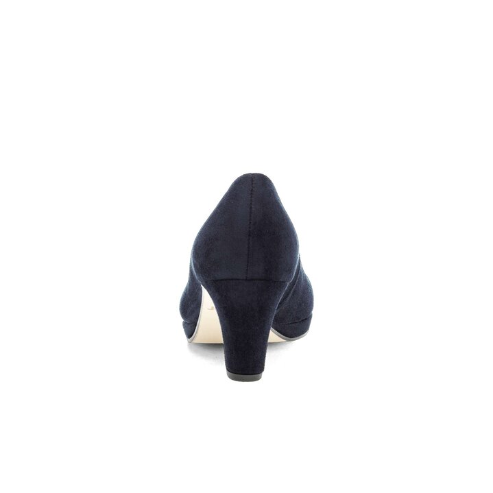 Platåpumps blå #3