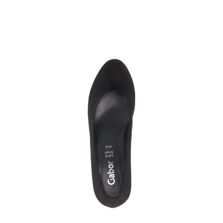 Platåpumps svart #5