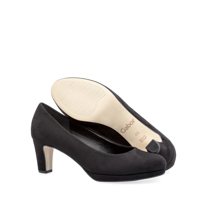 Platåpumps svart #4