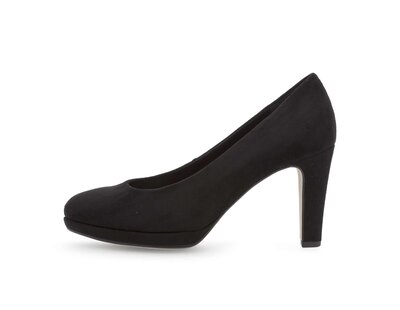 Décolleté con plateau nero