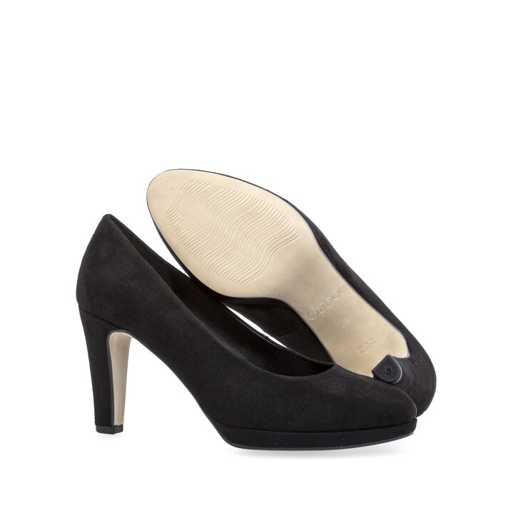 Plateau Pumps schwarz #4