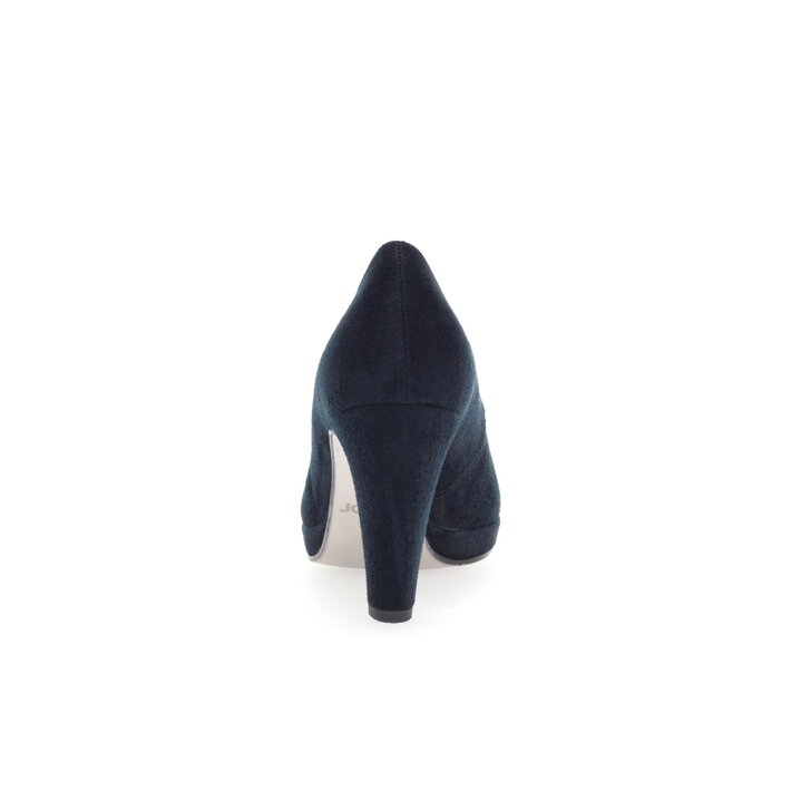 Plateau Pumps blau #3