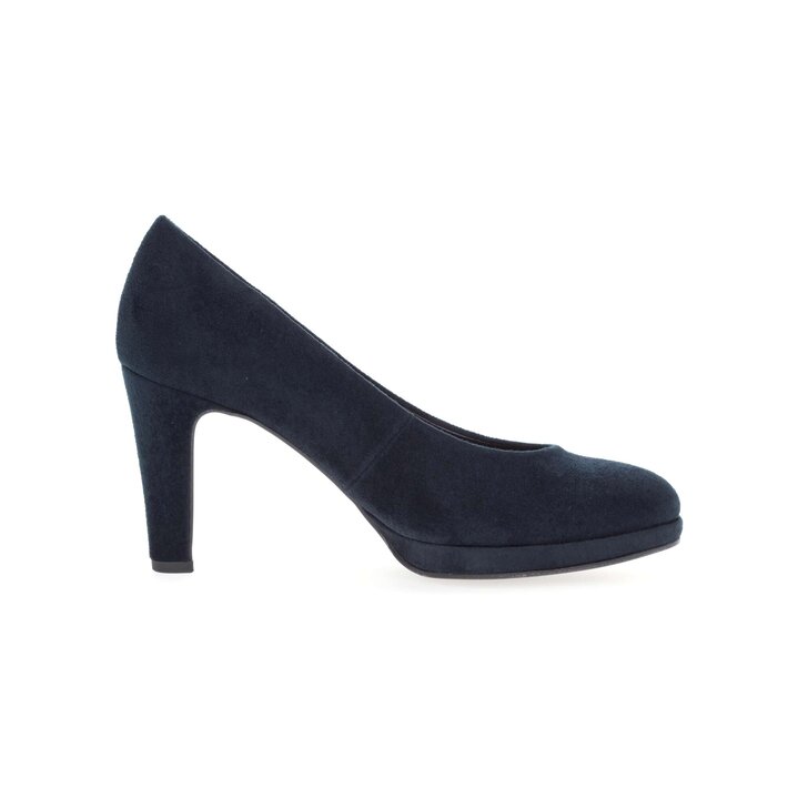 Plateau Pumps blau #1