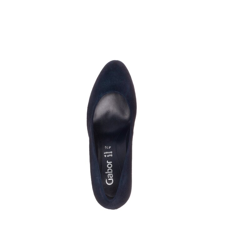 Plateau Pumps blau #5