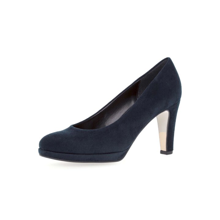 Plateau Pumps blau #2