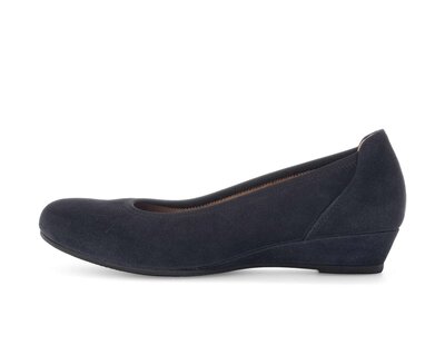 Keilpumps blau
