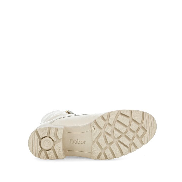 Enkellaarsjes met veter crème #4