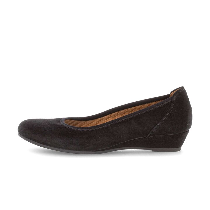 Décolleté con zeppa nero #0