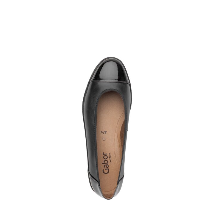 Sportieve ballerina zwart #5